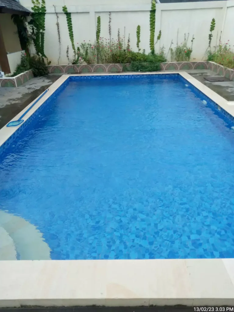 pembuatan kolam air hangat whirlpool
