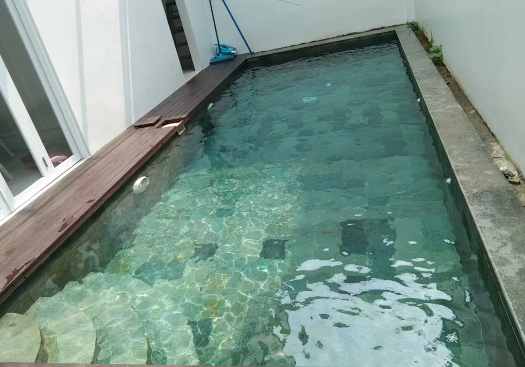 material pool deck kolam renang